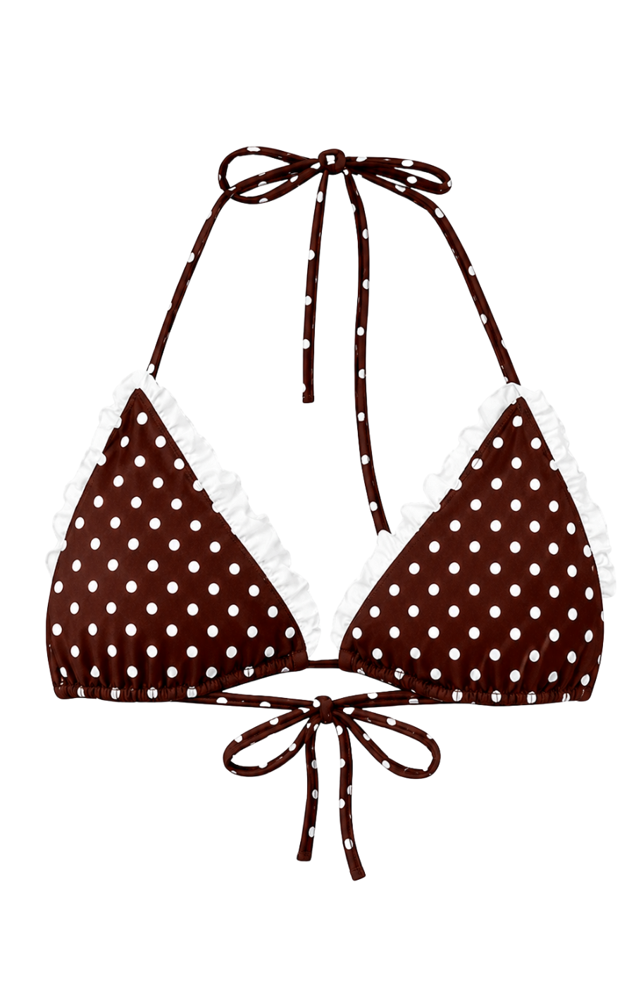 Summer Wish – Polka Dot Ruffle Bikini Top (NEW) Pre-order