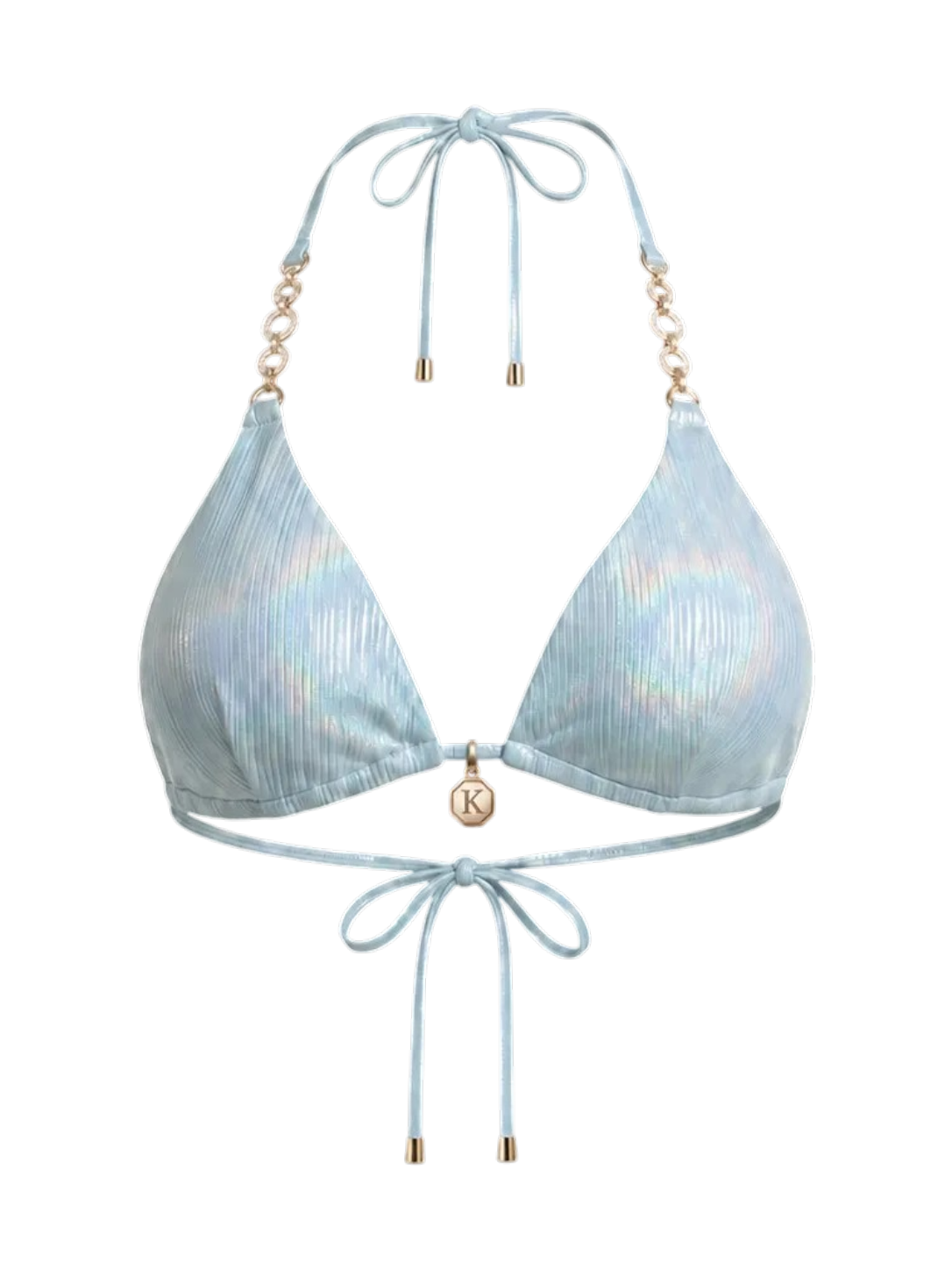 Electra – Ocean Blue Rave Bikini Top