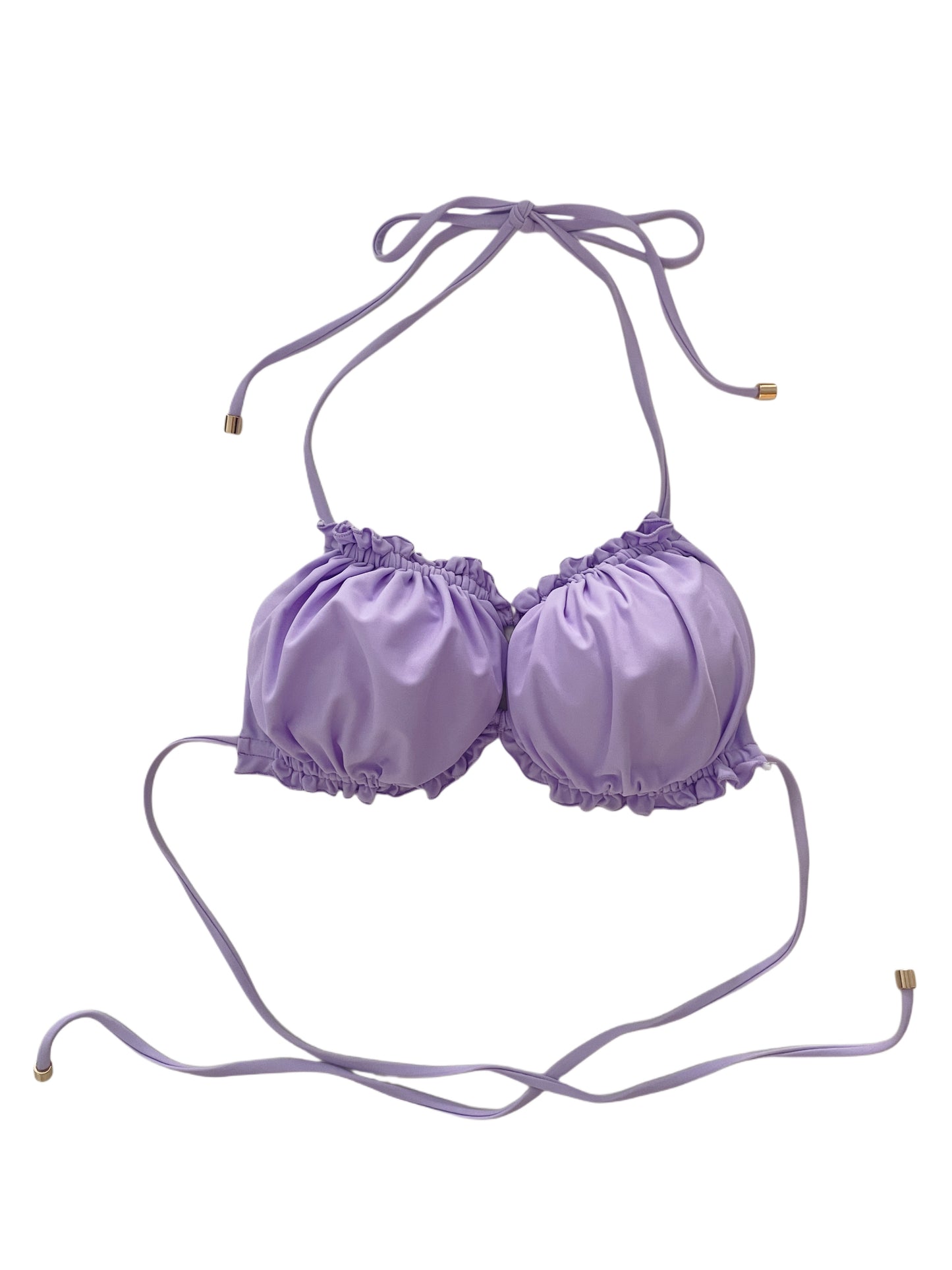 Lavender Waves set-SEASHELL RUCHED MICRO THONG