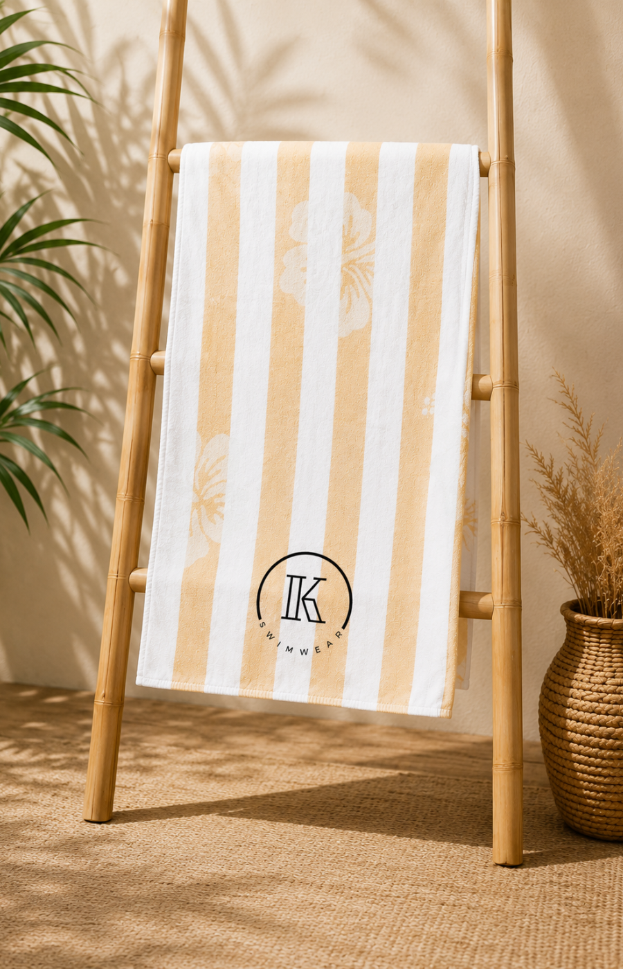 Super Dry Striped Hawaii Beach Towel