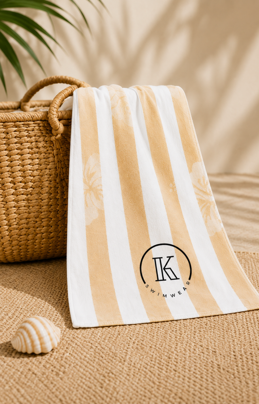 Super Dry Striped Hawaii Beach Towel