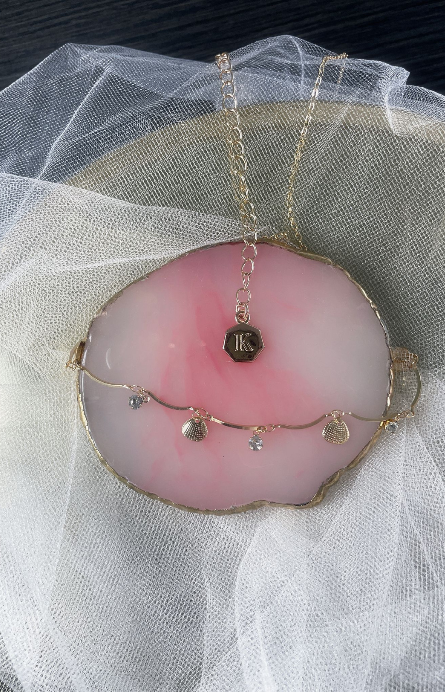 1PC Ariel Seashell Gold-Tone Waist Chain