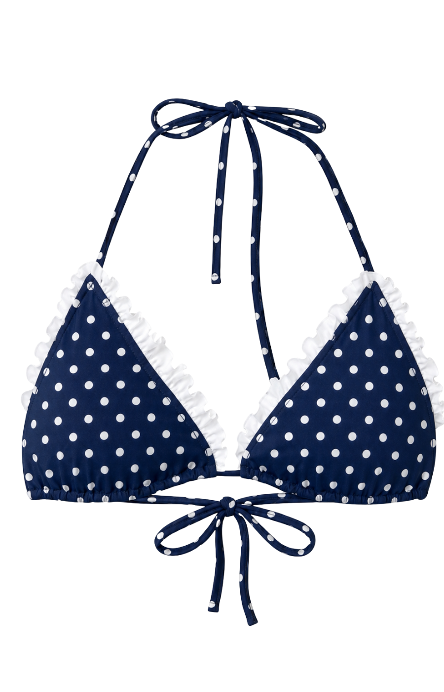 Blue Hour – Polka Dot Ruffle Bikini Top (NEW) Pre-order