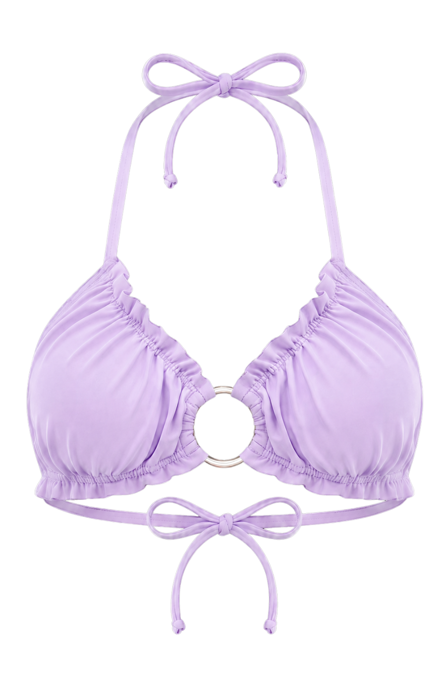 Violetta Seashell Gold Ring Push-Up Bikini Top