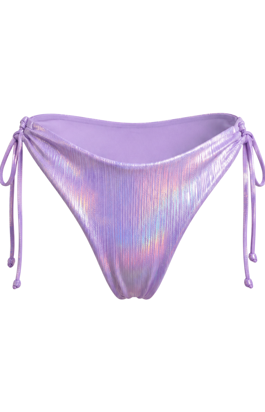 Luna – Lilac-Turquoise Purple Rave Bikini Bottom
