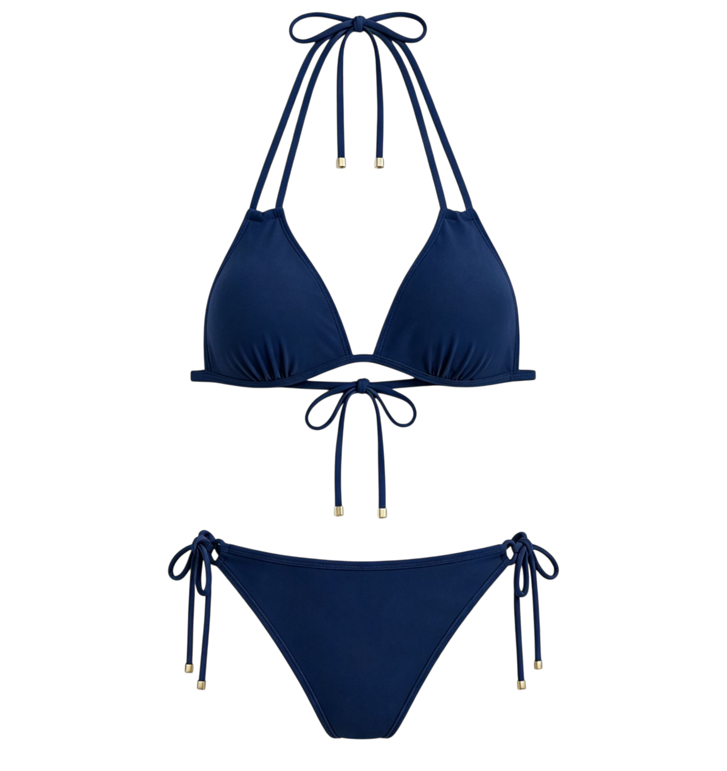 Nora – Classic Double Strap Push-Up Bikini Set